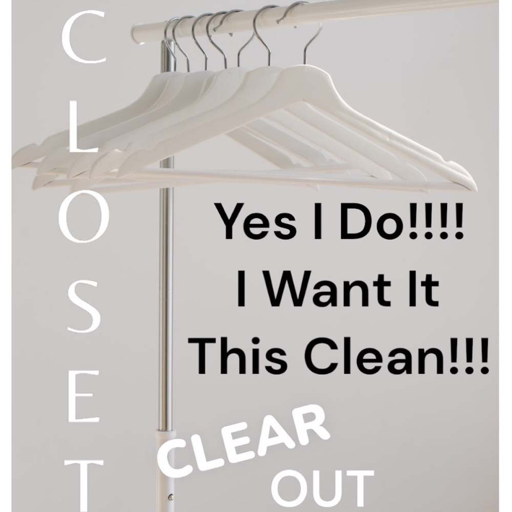 Closet clear out